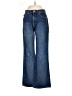 Express Jeans 100% Cotton Hearts Blue Jeans Size 3 - 4 - photo 1