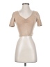 Vero Moda Tan Short Sleeve Top Size XS - photo 1