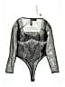 ASOS Design 100% Polyester Silver Bodysuit Size 4 - photo 1