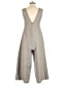 Assorted Brands Solid Gray Jumpsuit Size S - photo 2