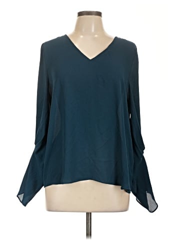 DKNY Long Sleeve Blouse (view 1)
