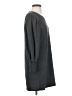 Express Solid Gray Casual Dress Size S - photo 4