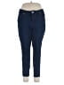 Tahari Solid Blue Jeggings Size 14W - photo 1