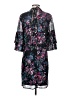 Neiman Marcus 100% Polyester Print Black Casual Dress Size 4 - photo 2