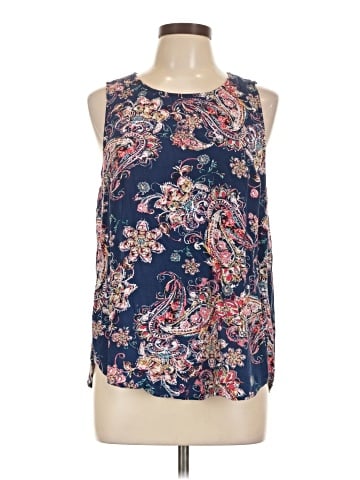 Pale Sky Sleeveless Blouse (view 1)