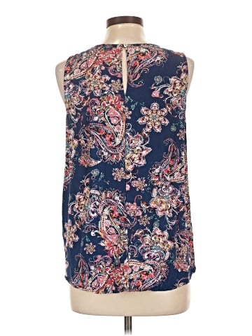 Pale Sky Sleeveless Blouse (view 2)