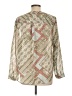 Chico's 100% Polyester Print Green Long Sleeve Blouse Size Lg (2) - photo 2
