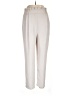 Zara 100% Polyester Solid Ivory Casual Pants Size L - photo 1