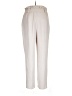 Zara 100% Polyester Solid Ivory Casual Pants Size L - photo 2
