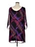 AGB 100% Polyester Argyle Purple Cocktail Dress Size 14 - photo 2