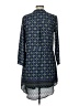 Alya 100% Polyester Print Blue Casual Dress Size L - photo 2