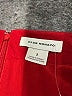 Club Monaco 100% Polyester Solid Red Formal Skirt Size 2 - photo 4