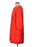 fleur bleue 100% Polyester Solid Red Casual Dress Size 10 - photo 5
