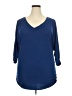 Doublju Blue 3/4 Sleeve Blouse Size 2X - photo 1