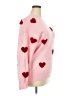Unbranded 100% Polyester Hearts Pink Pullover Sweater Size XXL - photo 4