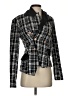 Rachel Parcell 100% Polyester Houndstooth Black Blazer Size 4 - photo 1