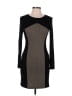 B. Smart Chevron-herringbone Black Cocktail Dress Size 10 - photo 1