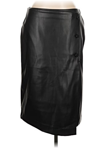 Ann Taylor Factory Faux Leather Skirt (view 1)
