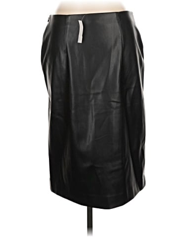 Ann Taylor Factory Faux Leather Skirt (view 2)