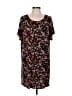 Assorted Brands Floral Black Casual Dress Size L (estimated) - photo 1