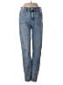 7 For All Mankind Hearts Blue Jeans Size 26 waist - photo 1