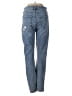 7 For All Mankind Hearts Blue Jeans Size 26 waist - photo 2