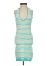 Cotton Candy LA Stripes Teal Cocktail Dress Size S - photo 1