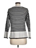 T Tahari Stripes Silver Pullover Sweater Size M - photo 2
