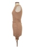Shein Solid Tan Casual Dress Size 4 - photo 5