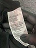 Blanc Noir 100% Polyurethane Metallic Black Jacket Size M - photo 7