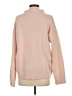 Ann Taylor Solid Pink Turtleneck Sweater Size S - photo 2