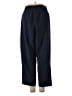 Adidas 100% Polyester Solid Blue Active Pants Size S - photo 2