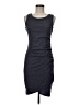 Leith Solid Gray Casual Dress Size M - photo 1