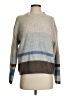 Flat White Color Block Gray Pullover Sweater Size XS - photo 1