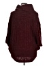St. John's Bay Burgundy Poncho Size 1X - photo 2