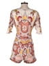 BCBGMAXAZRIA Paisley Pink Romper Size S - photo 2