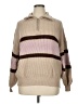 A Beautiful Soul Stripes Tan Pullover Sweater Size XL - photo 1