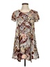 Silence and Noise 100% Rayon Paisley Brown Casual Dress Size XS - photo 1