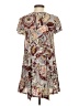 Silence and Noise 100% Rayon Paisley Brown Casual Dress Size XS - photo 2