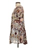 Silence and Noise 100% Rayon Paisley Brown Casual Dress Size XS - photo 5