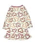 Crazy 8 100% Polyester Hearts Ivory Dress Size 5 - photo 2