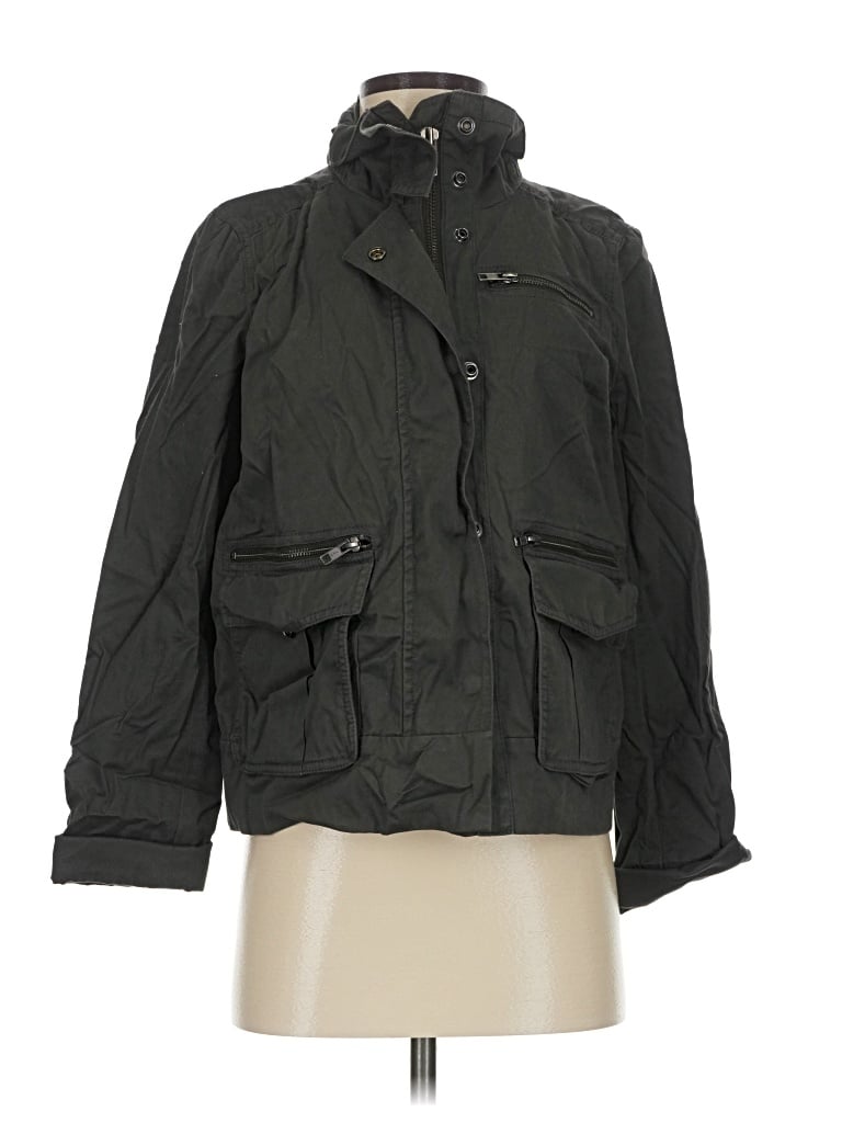Pre-owned Jcrew Jacket In Green
