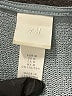 H&M Teal Gray Poncho Size M - photo 7
