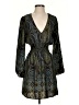 Glam 100% Polyester Paisley Teal Cocktail Dress Size S - photo 1