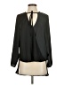 Silence and Noise 100% Polyester Black Long Sleeve Blouse Size XS - photo 1