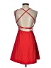 Unbranded Solid Red Cocktail Dress Size S - photo 2