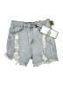 Almost Famous Blue Denim Shorts Size 7 - photo 1