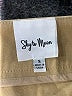 Sky To Moon Solid Tan Casual Skirt Size S - photo 4