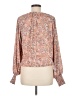 Evereve Pink Long Sleeve Blouse Size M - photo 2
