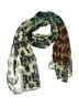 Amanda Blu Animal Print Teal Brown Scarf One size - photo 1
